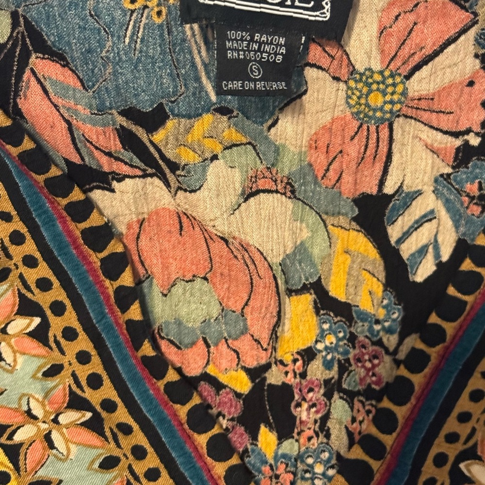 Angie Multicolor Floral Midi Dress